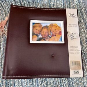 200 Pictures Brown Photo Album